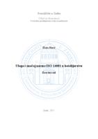 Uloga i značaj norme ISO14001 u hotelijerstvu