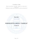Marinkovićeva novela "Zagrljaj"