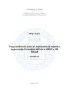 Uloga medicinske sestre pri implementaciji smjernica za prevenciju Clostridium difficile u Objedinjenom hitnom bolničkom prijemu Opće bolnice Šibenik