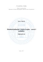 Deindustrijalizacija Cetinske krajine - uzroci i posljedice