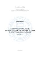 Nastavnikovo praćenje, provjeravanje i ocjenjivanje učenika u osnovnoj i srednjoj školi