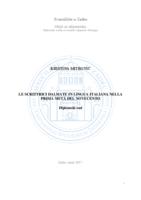 Le scrittrici dalmate in lingua italiana nella prima metà del Novecento 