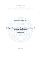 La figura femminile nelle opere drammatiche di Gabriele D'Anunzio