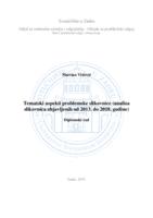 Tematski aspekti problemske slikovnice (analiza slikovnica objavljenih od 2013. do 2018. godine)