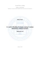 L1 and L2 Reading Strategies among Croatian Elementary School Learners