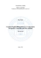 Croatian-English Bilingualism in a Comparative Perspective: Australia and New Zealand