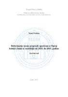 Deformacije nosne pregrade operirane u Općoj bolnici Zadar u razdoblju od 2010. do 2015. godine