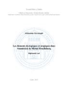 Les élements dystopiques et utopiques dans Soumission de Michel Houellebecq