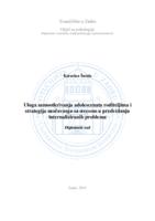 Uloga samootkrivanja adolescenata roditeljima i strategija suočavanja sa stresom u predviđanju internaliziranih problema