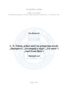 L. N. Tolstoj: prikaz smrti (na primjerima novela „Djetinjstvo“, „Sevastopolj u maju“, „Tri smrti“ i „Smrt Ivana Iljiča“)