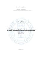 Financiranje centara za gospodarenje otpadom u Republici Hrvatskoj s posebnim osvrtom na centar Biljane Donj