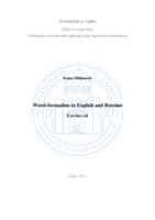 Word-formation in English and Russian