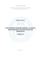 Utjecaj fizikalno-kemijskih čimbenika na zajednice makrozoobentosa u Vranskom jezeru kod Biograda n/m