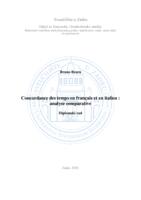 Concordance des temps en français et en italien : analyse comparative