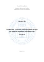 Učinkovitost i sigurnost primjene biološke terapije kod bolesnika sa upalnim bolestima crijeva