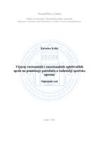 Utjecaj racionalnih i emocionalnih oglašivačkih apela na ponašanje potrošača u industriji sportske opreme