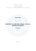 The Private and the Public in Paula Meehan's Poetry