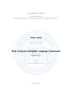 Task Analysis in English Language Classrooms