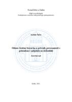 Odnos čestine boravka u prirodi, povezanosti s prirodom i subjektivne dobrobiti