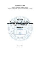 Uloga asistenta u radu s učenicima s kombiniranim smetnjama (specifične teškoće učenja i mentalni deficit)