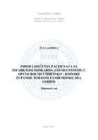 Ishod liječenja pacijenata sa infarktom miokarda (STEMI i NSTEMI ) u Općoj bolnici Šibensko-kninske županije tijekom pandemijske 2021. godine