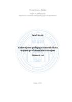 Zadovoljstvo pedagoga osnovnih škola trajnim profesionalnim razvojem