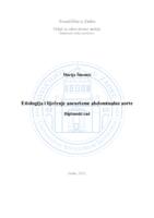 Etiologija i liječenje aneurizme abdominalne aorte