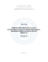 Arheološki pristupi analizi i kategorizaciji kulturnog krajolika