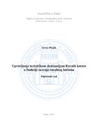 Upravljanje turističkom destinacijom Ravnih kotara u funkciji razvoja ruralnog turizma