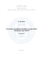 Nacionalno-domoljubna tematika u poeziji  Nikole Tommasea i Ane Vidović