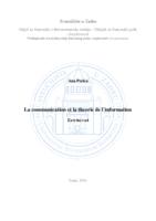 La communication et la theorie de l`information