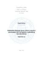 Studentska izlaganja: javno sebstvo, emocije i emocionalni rad iz perspektive simboličkog interakcionizma