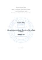 L'inspiration chrétienne dans la poésie de Paul Claudel