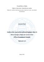 Analyse des expressions phraséologiques dans le livre Lorsque j’étais une œuvre d’art d’Éric-Emmanuel Schmitt