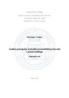 Analiza percepcija korisnika kozmetičkih proizvoda o greenwashingu