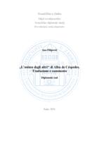 L'anima degli altri“ di Alba de Céspedes. Traduzione e commento