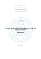 Stvaranje konfesionalnih uvjerenja u osoba koje nisu odgajane religiozno