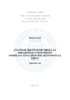 Značenje društvenih mreža za odgojitelja u kontekstu osmišljavanja likovnih aktivnosti za djecu