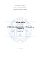 prikaz prve stranice dokumenta Epidemiologija KOPB-a na području Zadarske županije