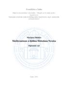 prikaz prve stranice dokumenta Mediteranizam u djelima Slobodana Novaka