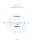 prikaz prve stranice dokumenta Transatlantsko trgovinsko i investicijsko partnerstvo (TTIP)