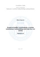 prikaz prve stranice dokumenta Kognitivni konflikt i metakognicija u uvjetima unimodalnog i multimodalnog zadavanja base rate zadatka