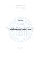 prikaz prve stranice dokumenta Povezanost vrijednosti i načina potrošnje kod studenata/ica preddiplomskih studija Sveučilišta u Zadru