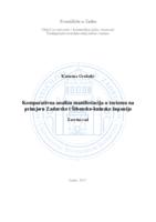 prikaz prve stranice dokumenta Komparativna analiza manifestacija u turizmu na primjeru Zadarske i Šibensko-kninske županije