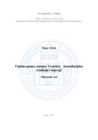 prikaz prve stranice dokumenta Utješna pisma Antuna Vrančića - konzolacijska tradicija i utjecaji