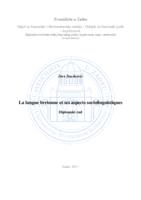prikaz prve stranice dokumenta La langue bretonne et ses aspects sociolinguistiques