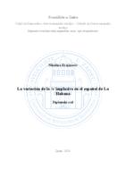 prikaz prve stranice dokumenta La variacion de la /s/ implosiva en el espanol de La Habana