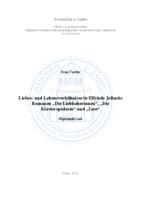 prikaz prve stranice dokumenta Liebes- und Lebensverhältnisse in Elfriede Jelineks Romanen „Die Liebhaberinnen“, „Die Klavierspielerin“ und „Lust“ 