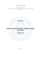 prikaz prve stranice dokumenta Inclusive Special Education: English Language Classrooms