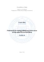 prikaz prve stranice dokumenta Polarizacija hrvatskog političkog prostora kroz teoriju polja Pierrea Bourdieua